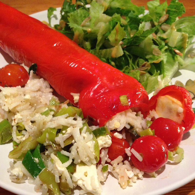 Salat In Spitzpaprika — Rezepte Suchen
