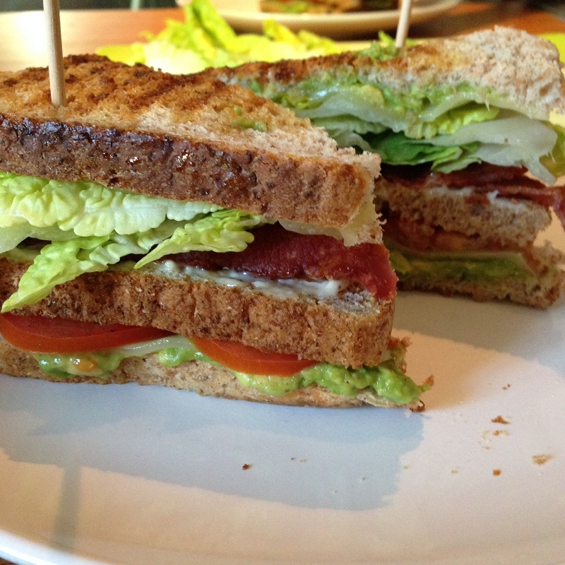 Avocado "Club Sandwich"
