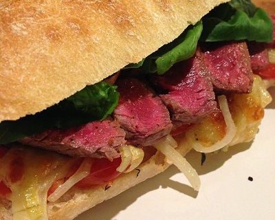 Steak Sandwich "Caprese"