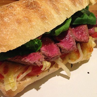 Steak Sandwich „Caprese“