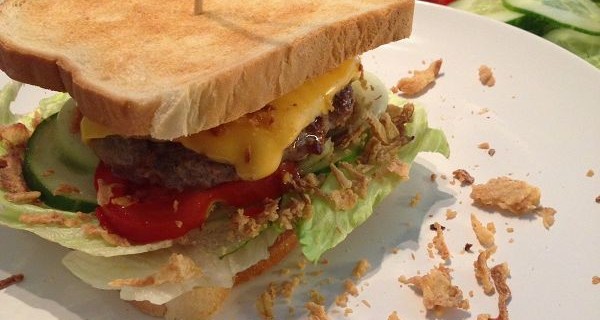 Cheeseburger-Sandwich