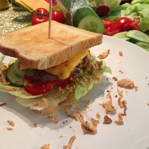 Cheeseburger-Sandwich